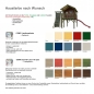 Preview: Stelzenhaus Hansson Hausfarbe mit Osmo Landhausfarbe oder Osmo Einmal Lasur gestrichen
