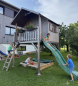 Preview: Stelzenhaus Jonas XXL-A1 Grosses Kinderspielhaus auf Stelzen