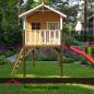 Preview: Stelzenhaus Jonas XL aus Holz Kinder Spielhaus mit Rutsche