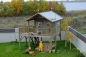 Preview: Spielende Kinder am Stelzenhaus Hansson XXL-A2 im Garten