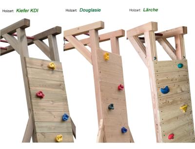 Spielturm Thor-2 aus Holz in Kiefer-KDI in Laerche oder Douglasie