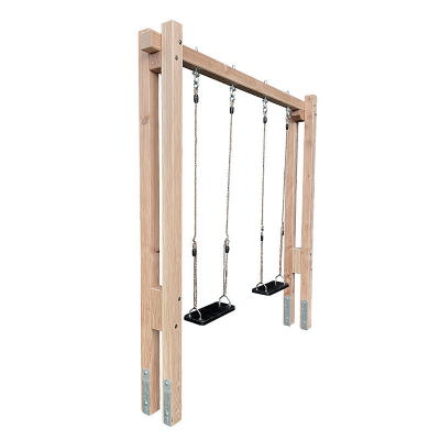Spielturm-Levi-2B-L Grosse Kinderschaukel als Doppelschaukel