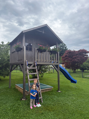 Stelzenhaus Jonas XXL-A1 Grosses Kinderspielhaus auf Stelzen