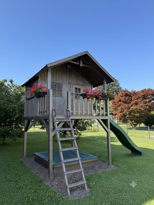 Stelzenhaus Jonas XXL-A1 Holzhaus Gartenhaus