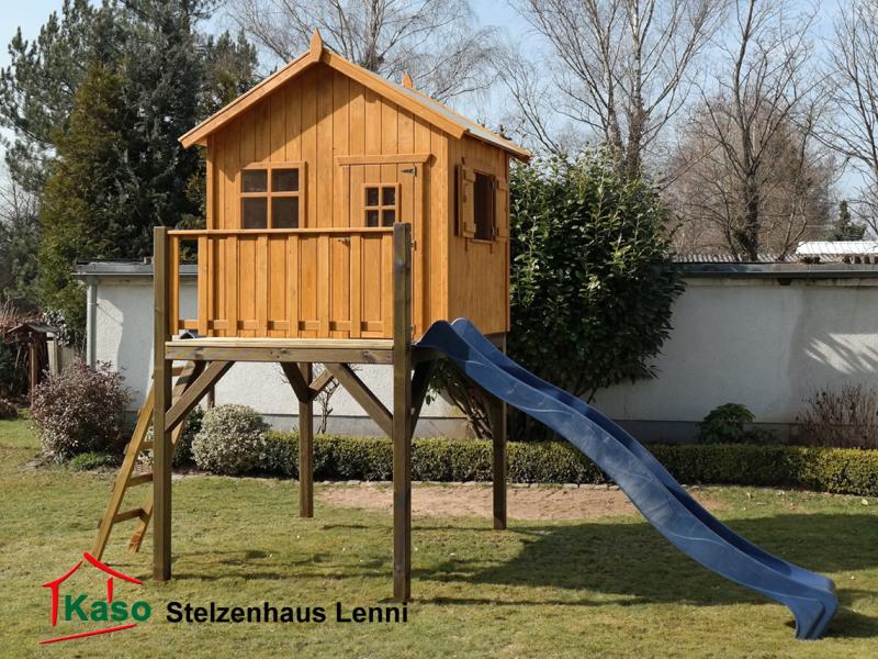 Stelzenhaus Lenni L aus Holz in Natur