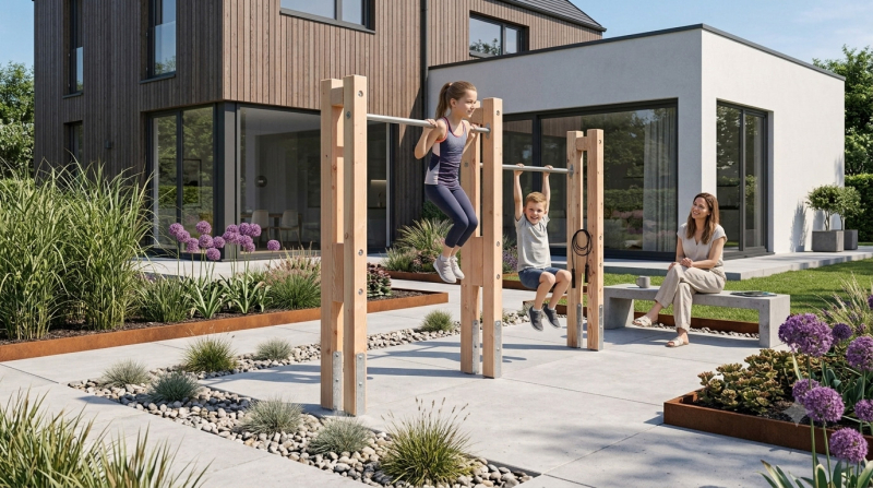 Spielturm-Levi-Reck-2B-D Turnstange Kinder
