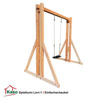 Spielturm-Levi-1 Einfachschaukel mit Schaukelsitz